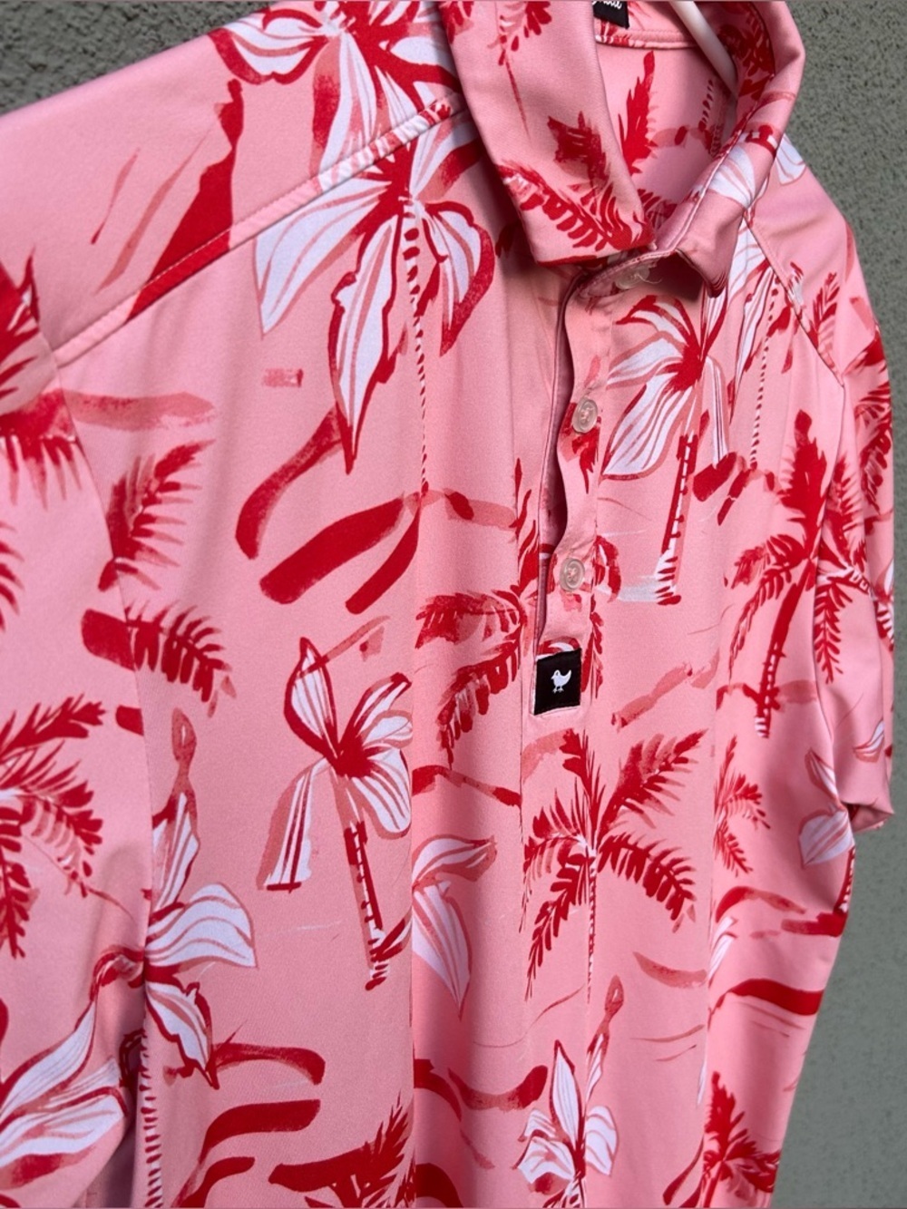 Bad Birdie Ricky Rose Golf Polo Core Performance Men's Size S - Picture 4 of 9